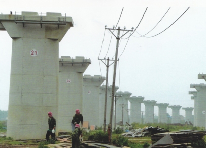 京滬高鐵施工現(xiàn)場(chǎng)